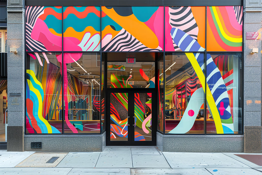 building-showcasing-large-vibrant-mural-its-front-facade-adding-burst-color-urban-landscape-vibrant-eyecatching-store-front-design-retail-business